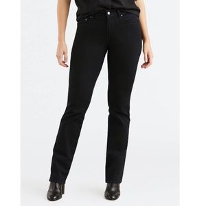 Levis 505 Straight Leg Jeans Black Size 32